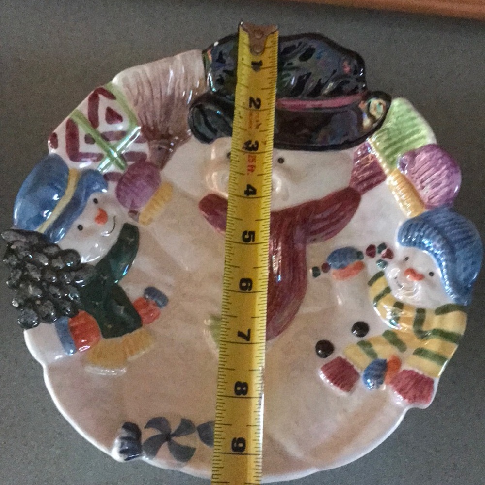 Assorted Ceramic Holiday Plate Decor - Picture 7 of 10